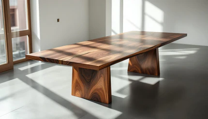 Ancient California redwood grain — the material at the center of every Golden Gate Grove table